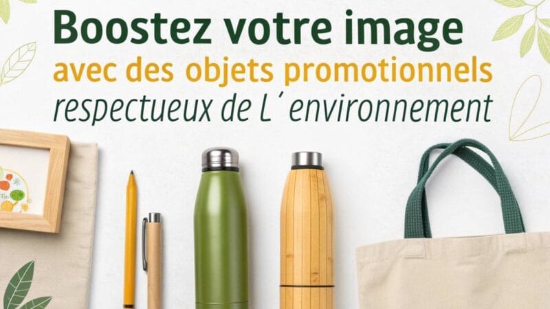 Boostez votre image avec des objets promotionnels respectueux de l’environnement