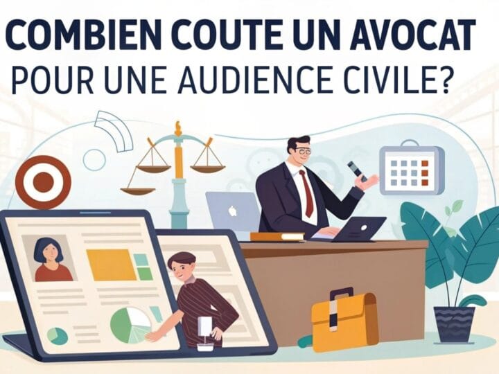Combien coûte un avocat pour une audience civile ?