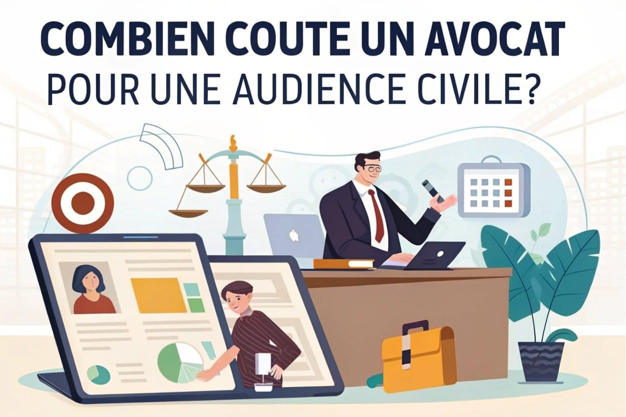 Combien coûte un avocat pour une audience civile ?