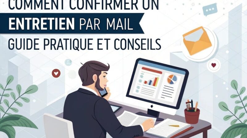 Comment confirmer un entretien par mail : guide pratique et conseils