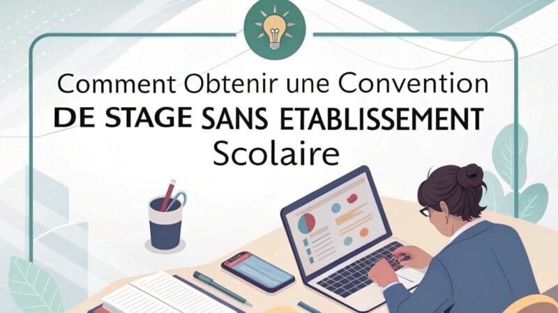Comment obtenir une convention de stage sans établissement scolaire