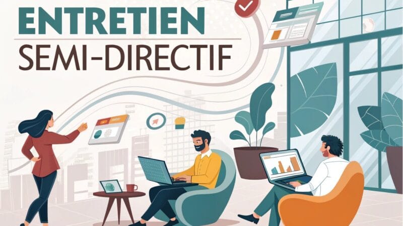 Entretien semi-directif : définition, avantages et mise en œuvre en recherche qualitative