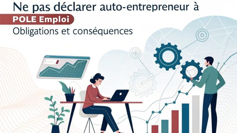 Ne pas déclarer auto-entrepreneur à Pôle Emploi : obligations et conséquences