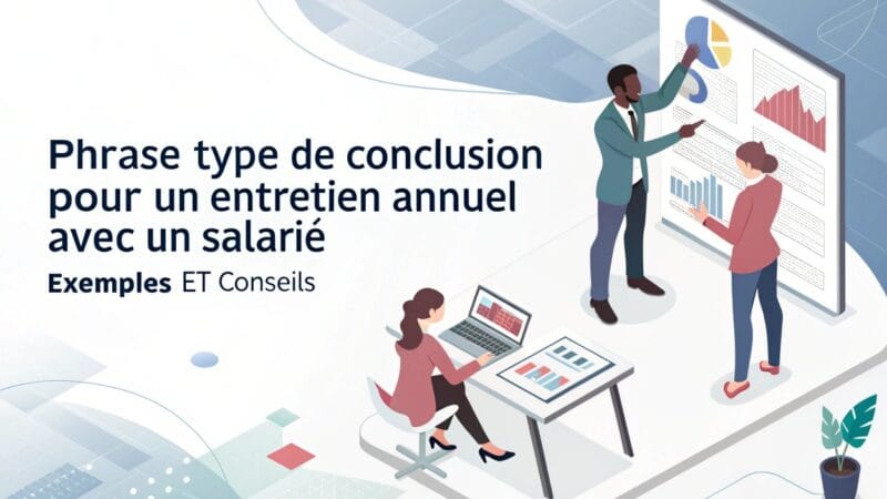 Phrase type de conclusion pour un entretien annuel avec un salarié : exemples et conseils
