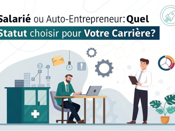 Salarié ou auto-entrepreneur : quel statut choisir pour votre carrière ?