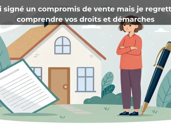 J’ai signé un compromis de vente mais je regrette&nbsp;: comprendre vos droits et démarches