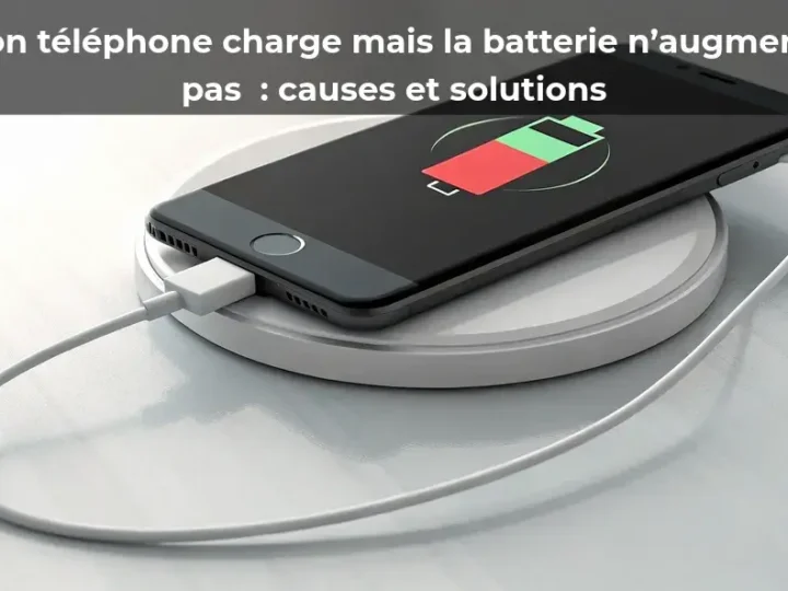 Mon téléphone charge mais la batterie n’augmente pas&nbsp;: causes et solutions