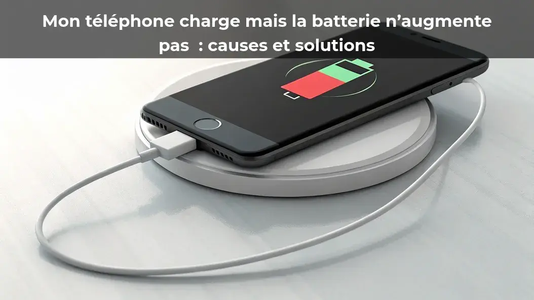 Mon téléphone charge mais la batterie n’augmente pas&nbsp;: causes et solutions