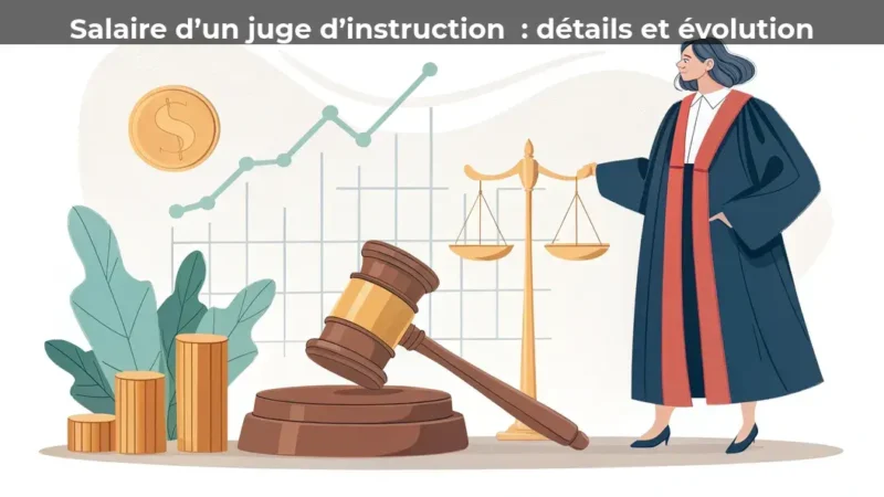 Salaire d’un juge d’instruction&nbsp;: détails et évolution